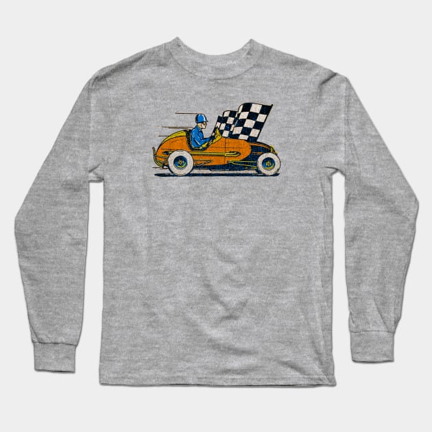 Sprint Midget Car Long Sleeve T-Shirt by Midcenturydave